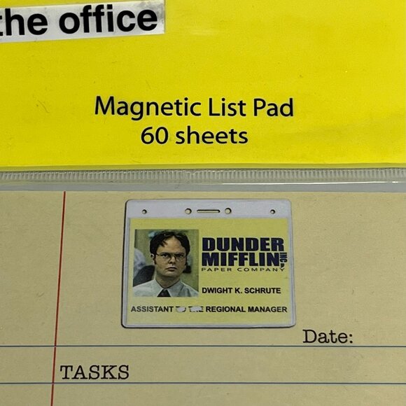NBC's The Office TV Show Notepads, Magnets & Pens | Dwight, Jim, Michael - Picture 8 of 8
